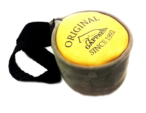 0722 - Piłka skórzana z uchwytem, średnia