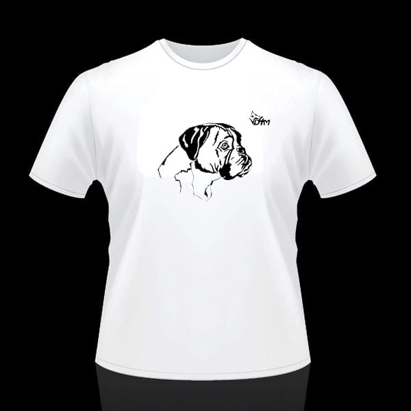 d4mboxer - T-SHIRT z bokserem model