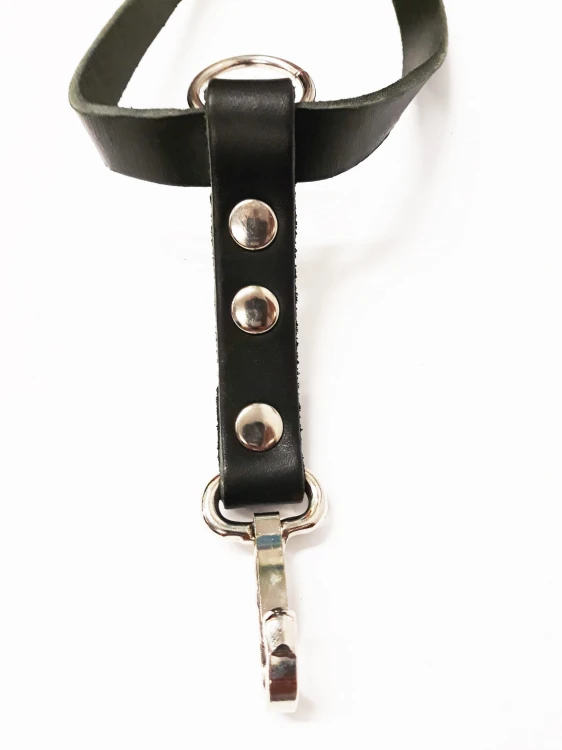 0511 - Szelki na ślady ze skóry widok1