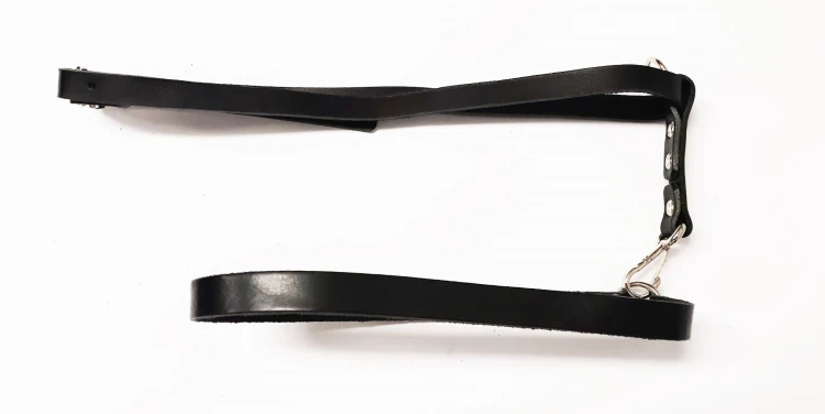 0511 - Szelki na ślady ze skóry widok2