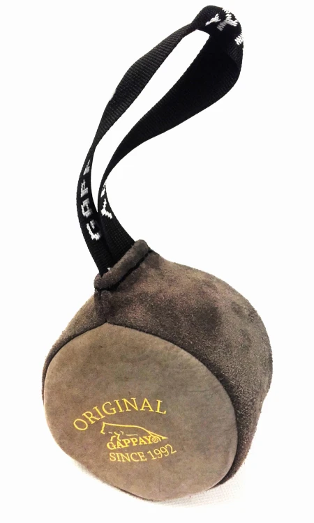 0723 - Piłka skórzana z uchwytem, duża widok1