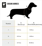 932579 - Szelki chłodzące Cooling Harness tabela rozmiarów