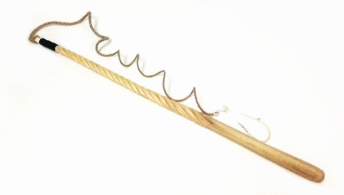 Sch7094 - Bat drewniany pleciony 60cm widok1