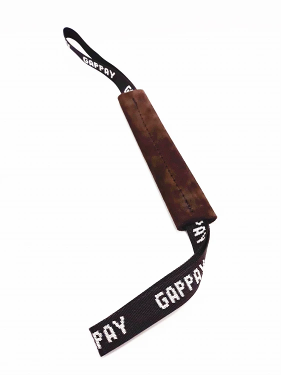 0491-A - Gryzak ze skóry zrolowany 2 uchwyty widok