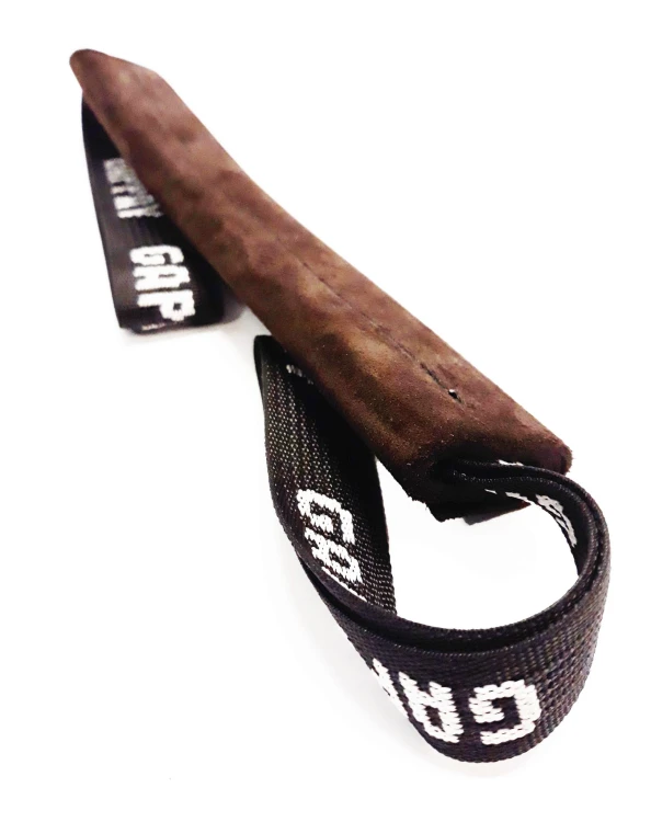 0491-A - Gryzak ze skóry zrolowany 2 uchwyty widok1