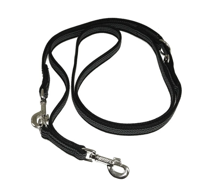 Sch629050 - Smycz przepinana ABS XXL gumowana CZARNA Sch